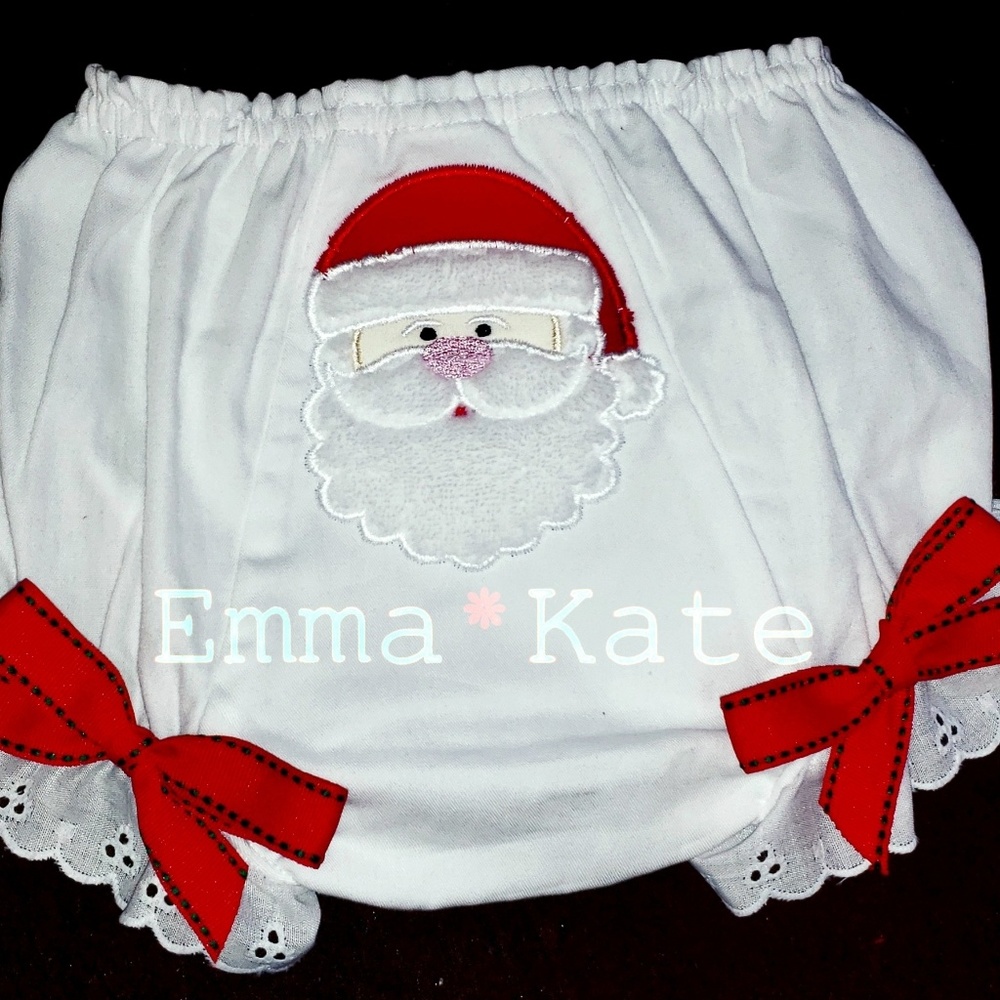Handmade Christmas Diaper Cover